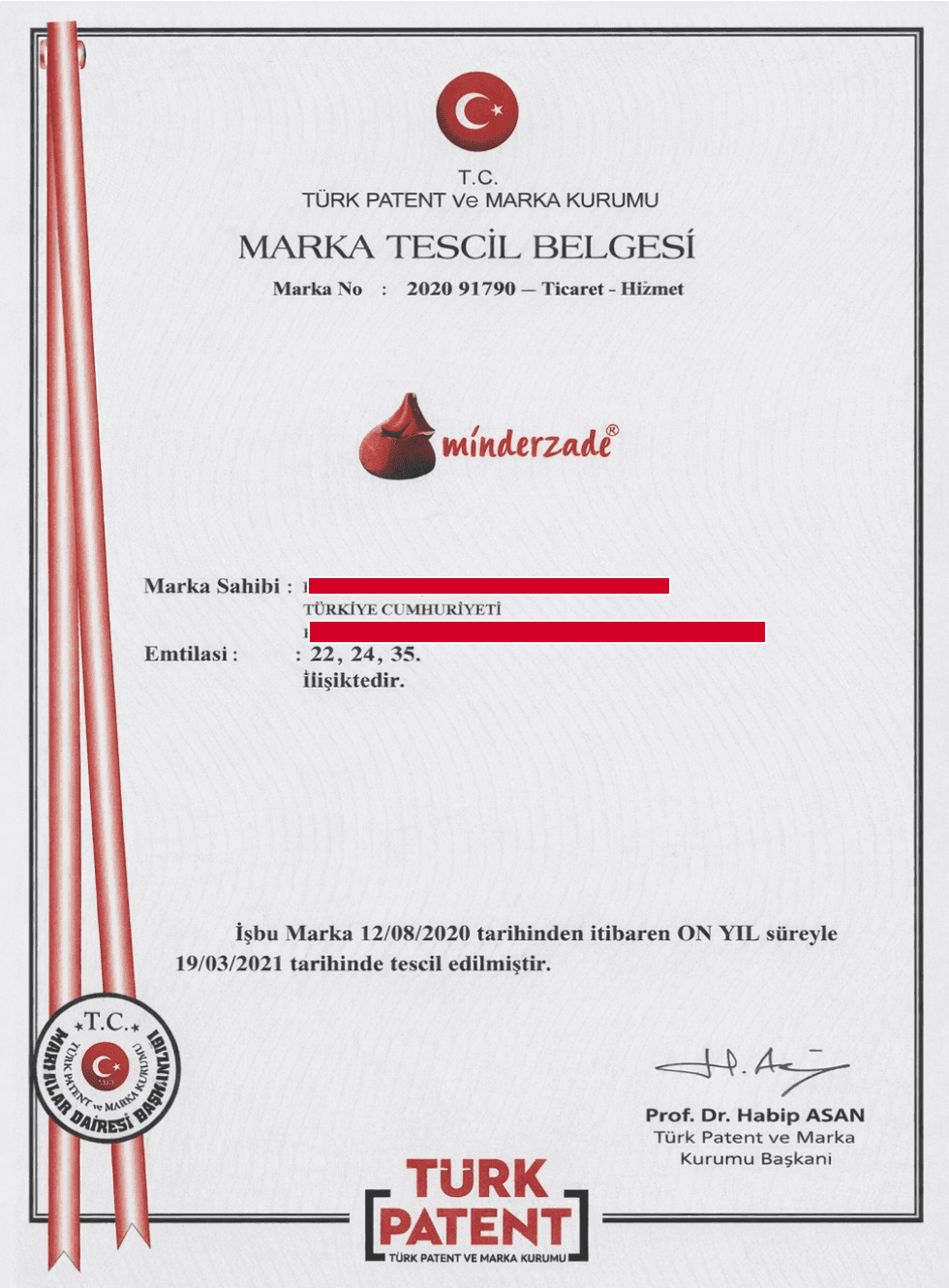 Yeni Patent Belgemiz